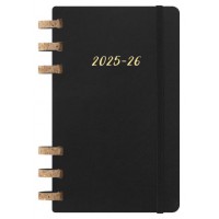 AGENDA 12M 2026 ESPIRAL ACADEMICA L (13 X 21 CM) NEGRA TAPA BLANDA MOLESKINE DSSPB12AMWH3Y26 (Espera 4 dias) en Huesoi