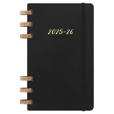 AGENDA 12M 2026 ESPIRAL ACADEMICA L (13 X 21 CM) NEGRA TAPA BLANDA MOLESKINE DSSPB12AMWH3Y26 (Espera 4 dias) en Huesoi