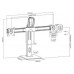 AISENS - SOPORTE DE MESA PRO CONTRAPESO GIRATORIO E INCLINABLE PARA 2 MONITORES 6KG DE 17-27, NEGRO en Huesoi