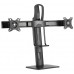 AISENS - SOPORTE DE MESA PRO CONTRAPESO GIRATORIO E INCLINABLE PARA 2 MONITORES 6KG DE 17-27, NEGRO en Huesoi