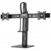 AISENS - SOPORTE DE MESA PRO CONTRAPESO GIRATORIO E INCLINABLE PARA 2 MONITORES 6KG DE 17-27, NEGRO en Huesoi