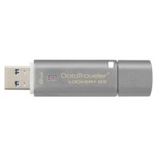 USB DISK 8 GB DATATRAVELER LOCKER+ G3 USB 3.0 KINGSTON (Espera 4 dias) en Huesoi