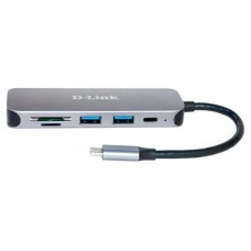D-Link DUB-2325 5-in-1 USB-C Hub Card Reader en Huesoi