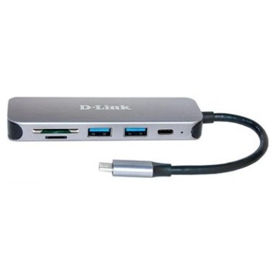 D-Link DUB-2325 5-in-1 USB-C Hub Card Reader en Huesoi