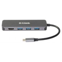 DOCKING USB-C D-LINK DUB-2333 A 1xHDMI 4K 3xUSB3.0 en Huesoi
