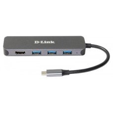 DOCKING USB-C D-LINK DUB-2333 A 1xHDMI 4K 3xUSB3.0 en Huesoi