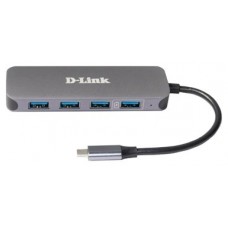 D-Link DUB-2340 USB-C 4xUSB 3.0 Hub PD en Huesoi