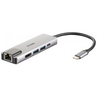 Hub USB 3.0 Tipo-C D-Link DUB-M520/ 2 Puertos USB/ 1 en Huesoi