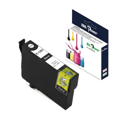 CARTUCHO COMP. EPSON E-1281 NEGRO C13T12814010 13 ML en Huesoi