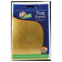 PAQUETE 10 HOJAS ETIQUETAS SATINADAS ORO 48X18 MM TICO E-GL-4818 (Espera 4 dias) en Huesoi