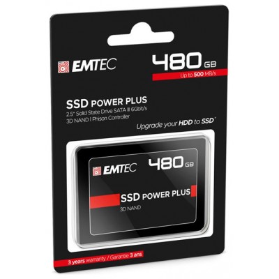 Emtec X150 - 480GB - 2.5" Inteno SSD - SATA 6Gb/s en Huesoi