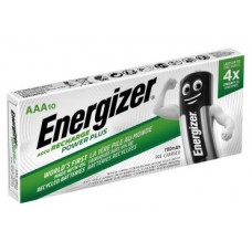 PACK 10 PILAS RECARGABLES POWER PLUS PRECISION NH12 - HR03 AAA 700mAh 1,2V ENERGIZER E300626403 (Espera 4 dias) en Huesoi