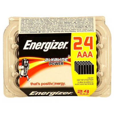 CAJA 18+6 PILAS ALKALINAS POWER TIPO LR03 (AAA) ENERGIZER E303513201 (Espera 4 dias) en Huesoi