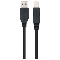 Ewent EW-100103-020-N-P cable USB 1,8 m USB 3.2 Gen 1 (3.1 Gen 1) USB A USB B Negro (Espera 4 dias) en Huesoi