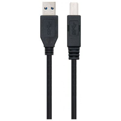 Ewent EW-100103-020-N-P cable USB 1,8 m USB 3.2 Gen 1 (3.1 Gen 1) USB A USB B Negro (Espera 4 dias) en Huesoi Ewent EW-100103-020-N-P cable USB 1,8 m USB 3.2 Gen 1 (3.1 Gen 1) USB A USB B Negro (Espera 4 dias) en Huesoi