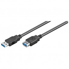 CABLE ALARGADOR USB 3.2 EWENT USB-A MACHO USB-A HEMBRA 1m NEGRO en Huesoi
