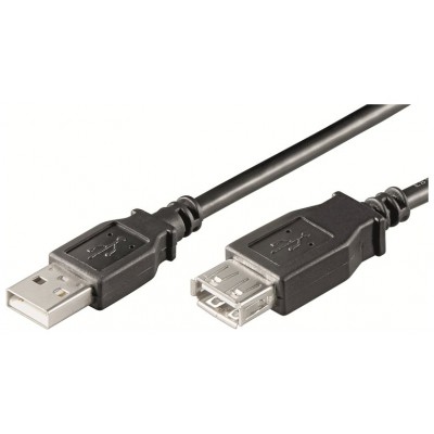 CABLE ALARGADOR USB EWENT USB-A MACHO USB-A HEMBRA 1m en Huesoi
