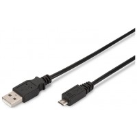Ewent EW-UAB-005-MC cable USB 0,5 m USB 2.0 Micro-USB A USB A Negro (Espera 4 dias) en Huesoi