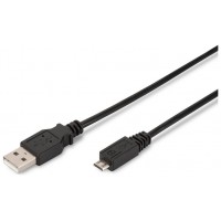 Ewent EW-UAB-010-MC cable USB 1 m USB 2.0 Micro-USB A USB A Negro (Espera 4 dias) en Huesoi