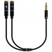 Ewent EC1641 cable de audio 0,3 m 3,5mm 2 x 3.5mm Negro (Espera 4 dias) en Huesoi