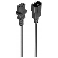 Ewent EW-190200-020-N-P cable de transmisión Negro 1,8 m C14 acoplador C13 acoplador (Espera 4 dias) en Huesoi