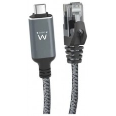 EWENT Cable USB-C 3.1 A RJ45 CAT6 FTP, 1Gbps, 5m en Huesoi