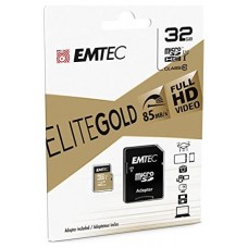 MEMORIA SD MICRO 32GB EMTEC ELITE GOLD 85MB/S SD + en Huesoi