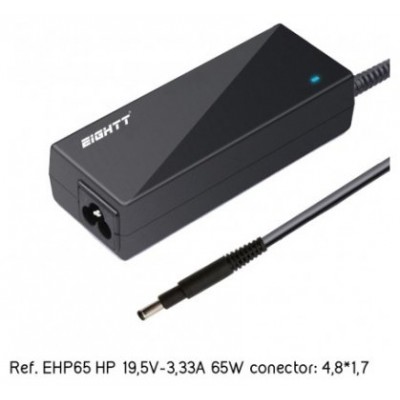EHP65 CARGADOR ESPECIFICO HP 65W 4.8*1.7 Eightt en Huesoi