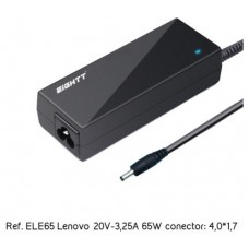 ELE65 CARGADOR ESPECIFICO LENOVO 65W 4.0*1.7 EIGHTT en Huesoi
