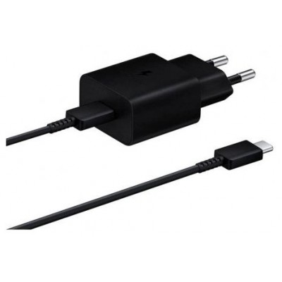 CARGADOR SAMSUNG USB-C 15W BLACK CON CABLE en Huesoi