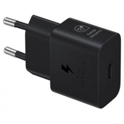 CARGADOR SAMSUNG USB-C 25W GAN BLACK SIN CABLE en Huesoi