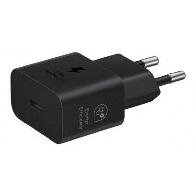CARGADOR SAMSUNG USB-C 25W GAN NEGRO SIN CABLE EP-T2510NBEGWW en Huesoi