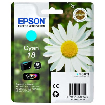 TINTA EPSON C13T18024012 Nº 18 CIAN (Espera 4 dias) en Huesoi