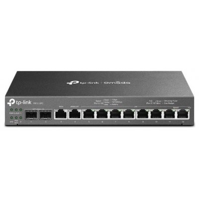 TP-LINK Enrutador VPN Gigabit Omada con puertos PoE+ y controlador integrado PUERTOS: 2× puertos Gigabit SFP WAN/LAN, 1× puerto WAN Gigabit RJ45, 1× p en Huesoi