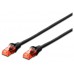Ewent EW-6U-030 cable de red Negro 3 m Cat6 U/UTP (UTP) (Espera 4 dias) en Huesoi