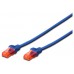 Ewent EW-6U-050B cable de red Azul 5 m Cat6 U/UTP (UTP) (Espera 4 dias) en Huesoi