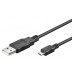 Ewent 1.8m USB A/mirco USB B cable USB 1,8 m USB 2.0 Micro-USB B Negro (Espera 4 dias) en Huesoi