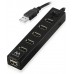 CONCENTRADOR USB-A DE ALTA VELOCIDAD USB 2.0 DE 7 PUERTOS INTERRUPTOR ON/OFF en Huesoi