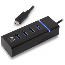 Ewent E1137 HUB USB TIPO C 4 PUEROS USB 3.1 en Huesoi