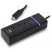 Ewent E1137 HUB USB TIPO C 4 PUEROS USB 3.1 en Huesoi