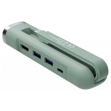 HUB EWENT USB-C Y USB-A MULTIPORT DOCK 5-1 HDMI VERDE en Huesoi