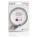 Ewent EW1241 cable antirrobo Plata 1,5 m (Espera 4 dias) en Huesoi