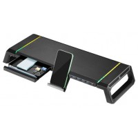 ELEVADOR MONITOR EWENT PLEGABLE RGB CON HUB USB CAJON (Espera 4 dias) en Huesoi