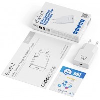 EWENT EW1310 Cargador r&aacute;pido USB-C 20W Tec.Ganfast en Huesoi