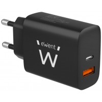 CARGADOR DE PARED RAPIDO EWENT USB-A USB-C QC3.0 20W (Espera 4 dias) en Huesoi