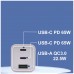 CARGADOR MOVIL EWENT CARGA RAPIDA PUERTOS 2 USB-C Y 1 USB-A 65W BLANCO en Huesoi