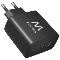 Ewent Cargador Rapido USB-A Y USB-C, GanFast, 65W en Huesoi