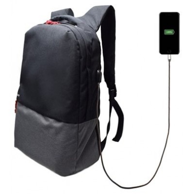 MOCHILA EWENT PARA PORTATIL- 17.3"" NEGRA CON PUERTO DE CARGA USB en Huesoi