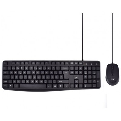 COMBO TECLADO RATON EWENT PORTUGUES ESCRITURA SILENCIOSA en Huesoi