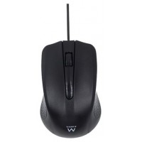RATON EWENT EW3300 OPTICO 1000DPI USB NEGRO (Espera 4 dias) en Huesoi